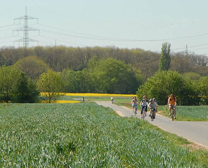 Foto: Der Regionalpark lädt zu ausgedehnte Fahrradtouren ein.