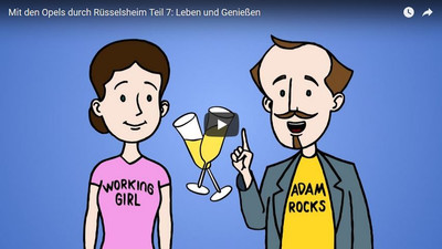 Video: "Mit den Opels durch Rüsselsheim - Leben und Genießen"