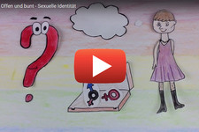 Foto: Screenshot vom Video "Offen und bunt - Sexuelle Identität"