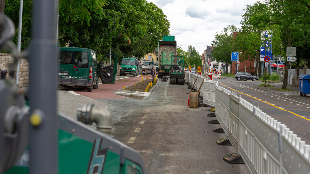 Baustelle Frankfurter Straße