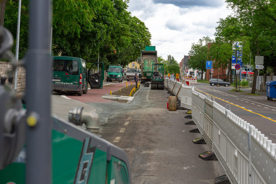 Baustelle Frankfurter Straße