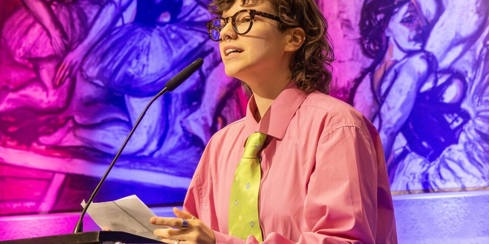 Überreichung Förderstipendium an Melis Ntente