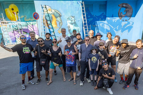 Graffiti, Pumpstation, Graffiti-Künstler