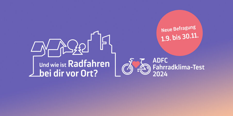 Grafik zum ADFC Fahrradklima-Test
