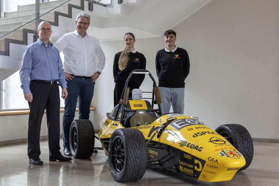 OB Patrick Burghardt mit Scuderia Mensa Team