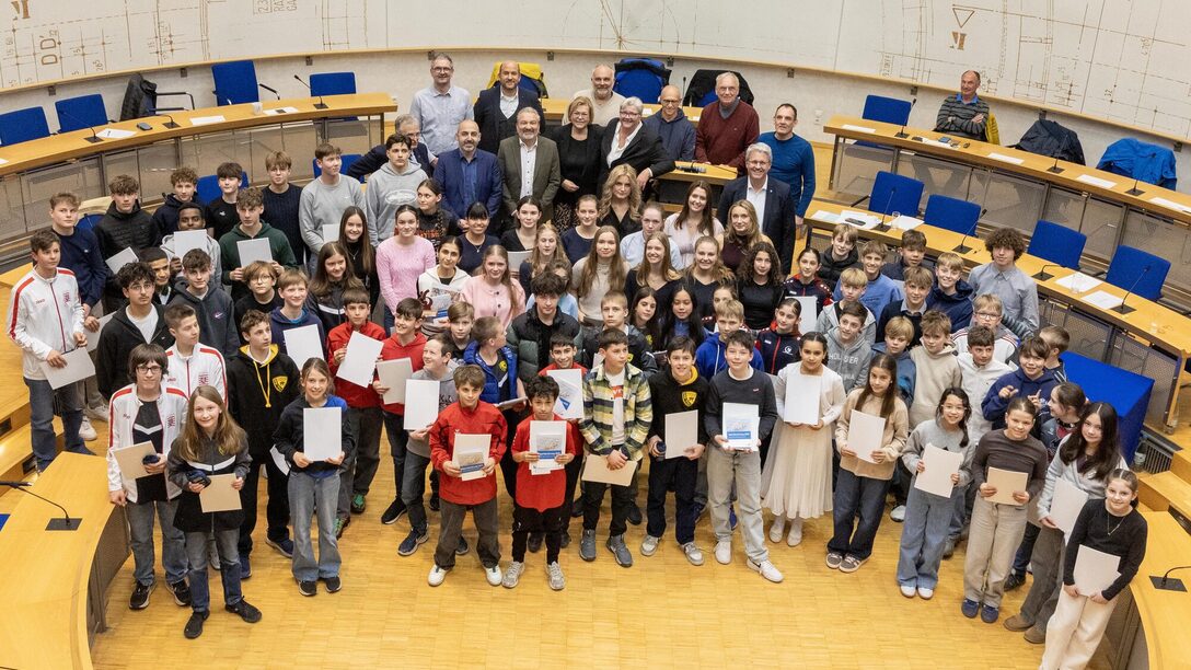 Stadt ehrt Jugendsportler