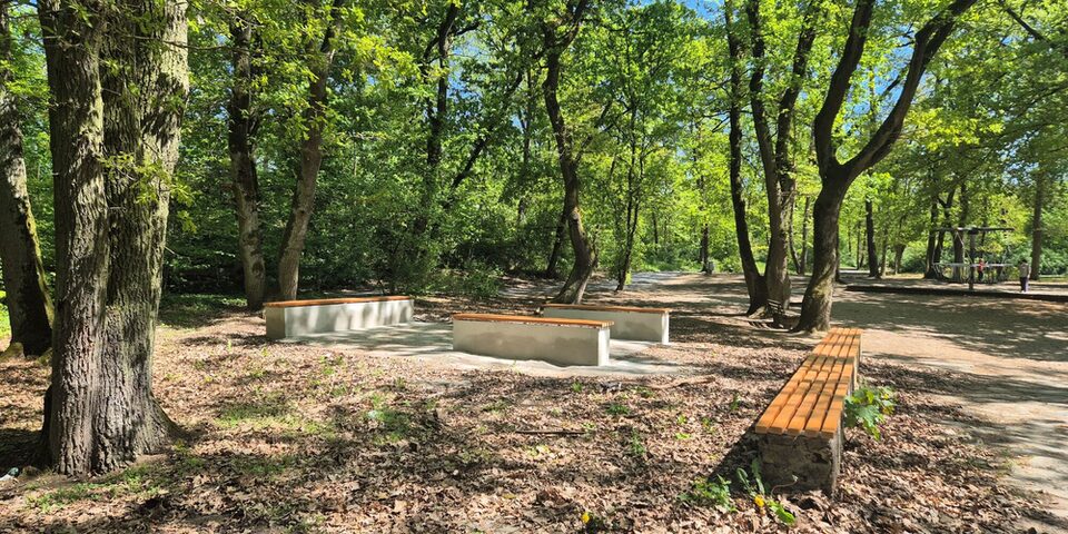 neue Sitzgelegenheiten im Ostpark