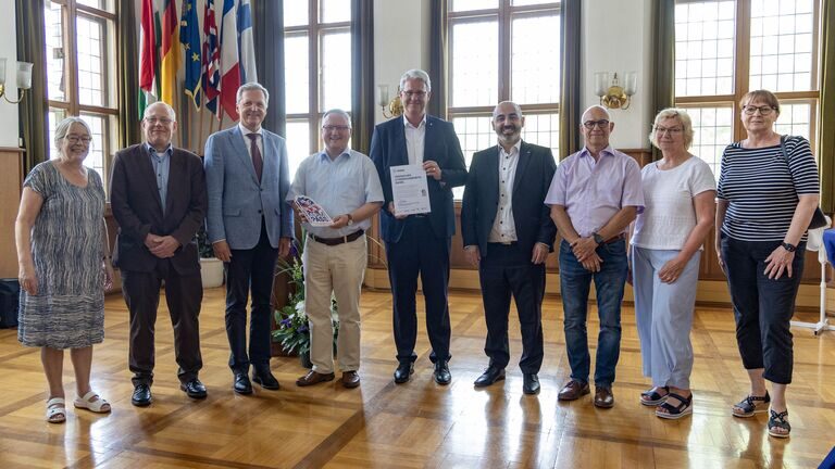 Verleihung des Hessischen Cybersicherheitssiegel an die Stadt Rüsselsheim