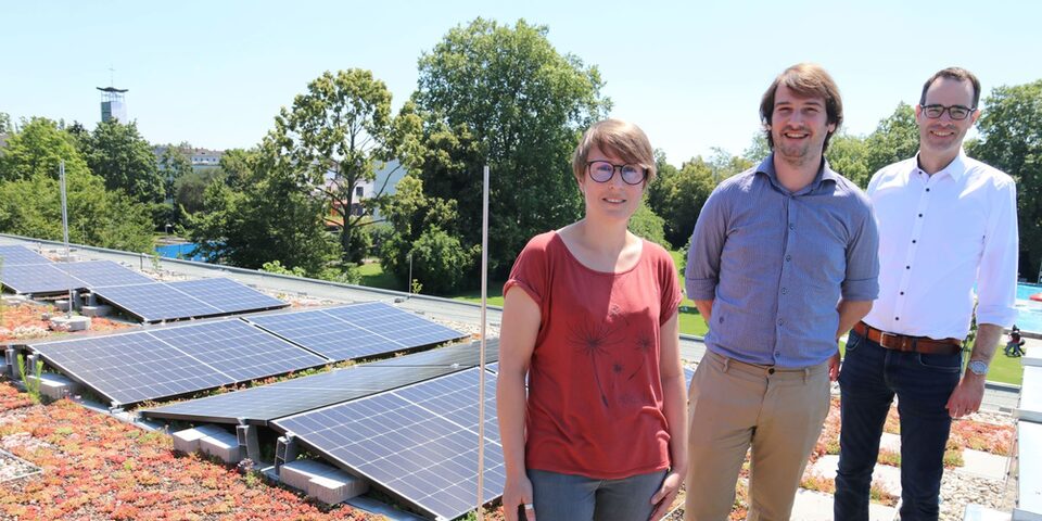 Photovoltaikanlage auf dem Dach der Kita Hans-Sachs-Straße