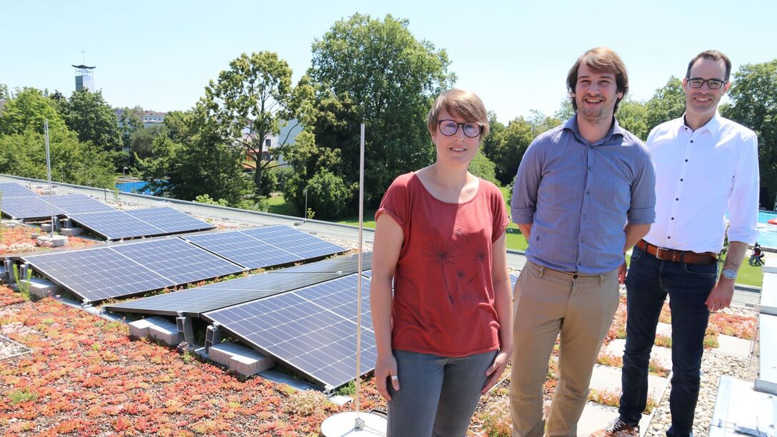 Photovoltaikanlage auf dem Dach der Kita Hans-Sachs-Straße