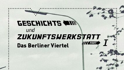 Flyer mit Ansicht des Berliner Viertels
