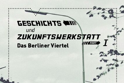 Flyer mit Ansicht des Berliner Viertels