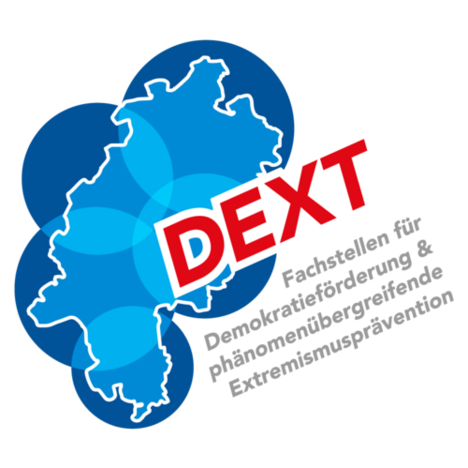 Das Logo der DEXT-Fachstellen in Hessen
