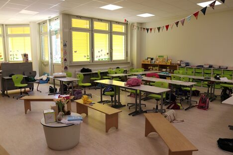 Modernisierte Klassenraum