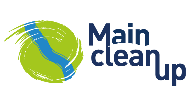 Logo mit symbolisiertem Main und Grünfläche