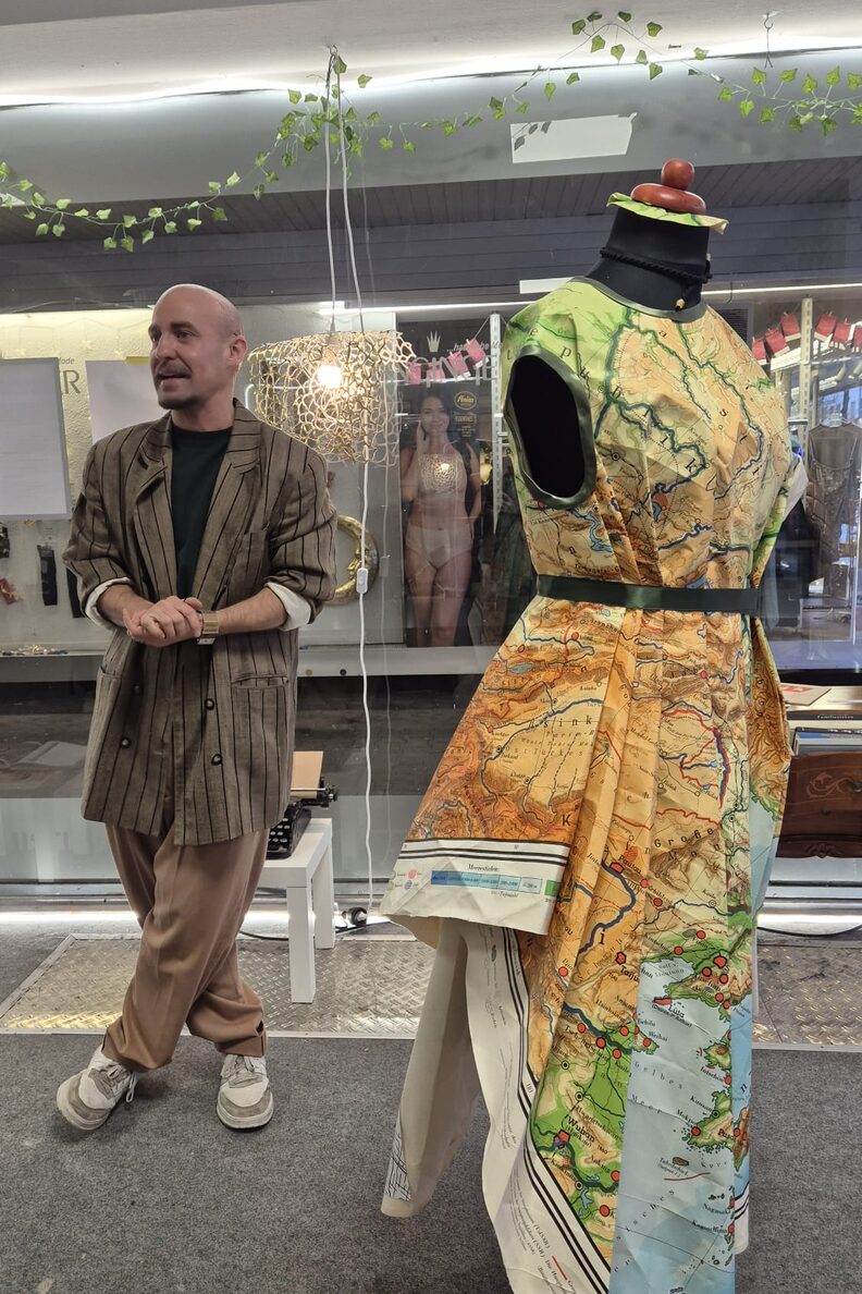 Kim Joshua Kibler im Atelier freiraum f3