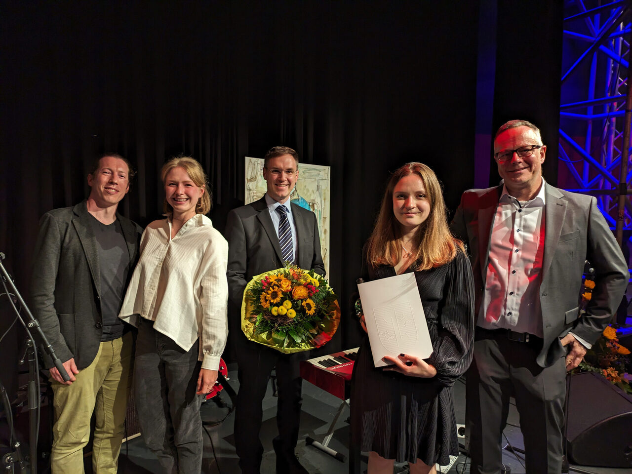 Feierstunde zur Verleihung des Förderstipendiums an Daria Kolesnyk