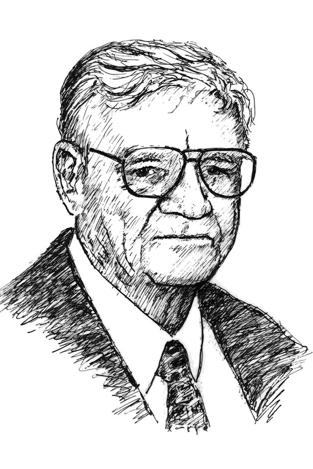 Porträtzeichnung von Sidney Brown