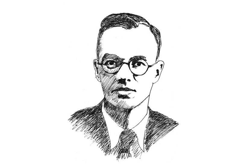 Porträtzeichnung von Klaus Fuchs