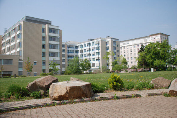 Gebäude des Gesundheits- und Pflegezentrum Rüsselsheim