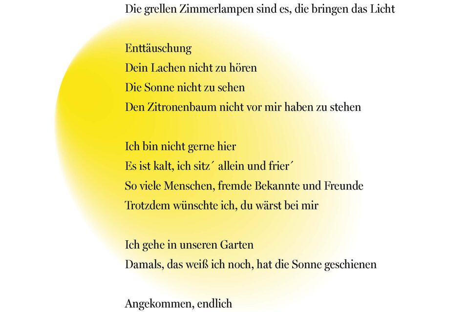 Poetry-Lab Gedichtbeitrag „Der Zitronenbaum“ von Kimberly S. Schmidt