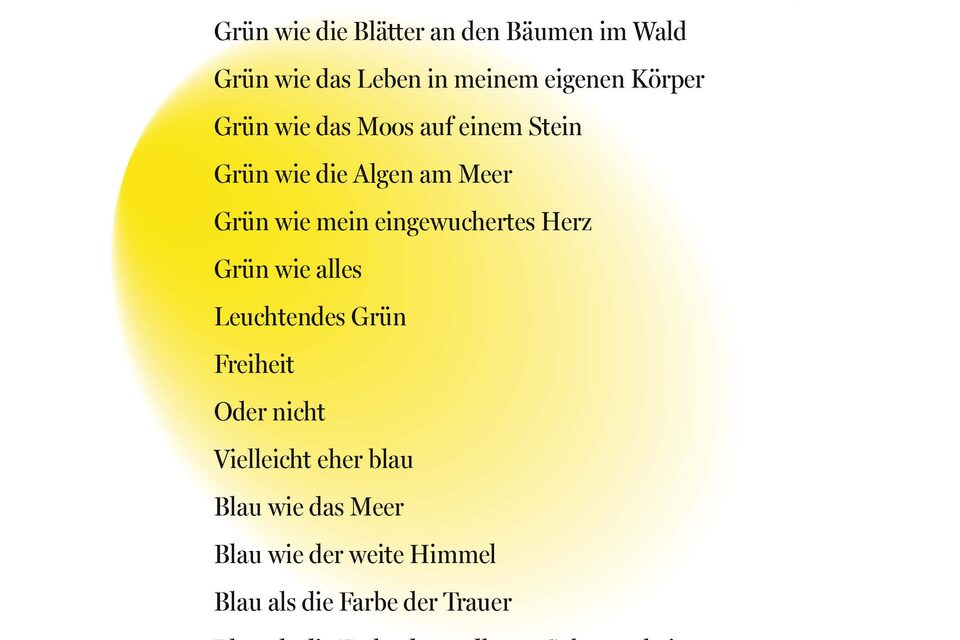 Poetry-Lab Gedichtbeitrag „Die Farbe“ von A. Hoffmann