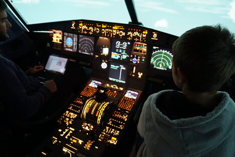 Flugsimulator der Hochschule Rhein-Main