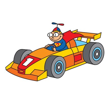 Kuni im Rennauto 2025