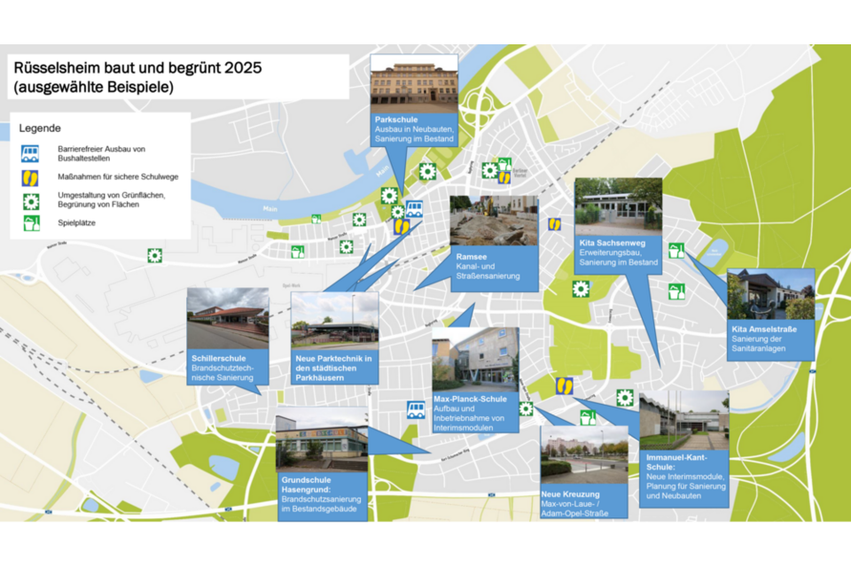 Überichtskarte Rüsselsheim baut 2024