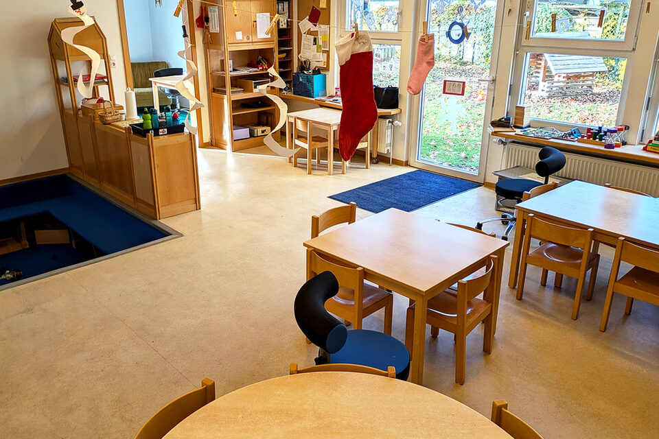 Neuer Boden im Anbau der Kita Godesberger Straße