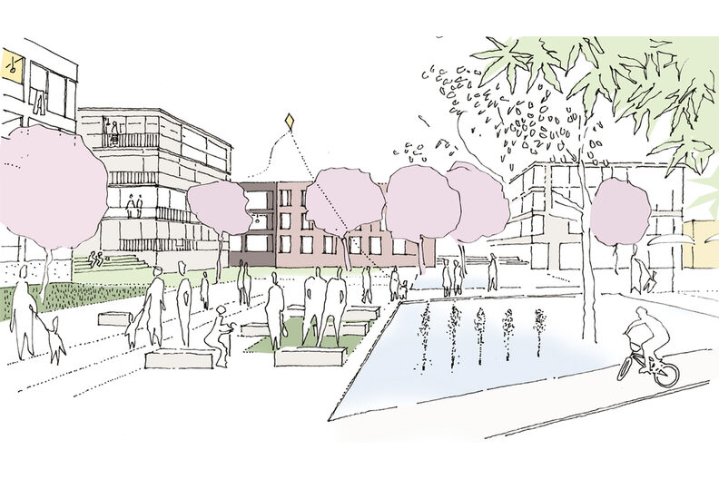 Visualisierung Quartier am Ostpark