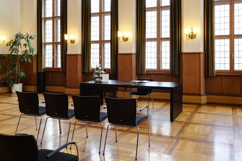 Trauzimmer im Rüsselsheimer Rathaus