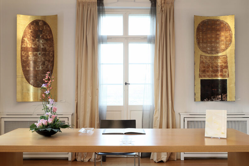 Trauzimmer in den Opelvillen