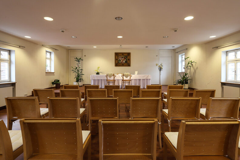 Trauzimmer im 1. Obergeschoss der Krone in Königstädten