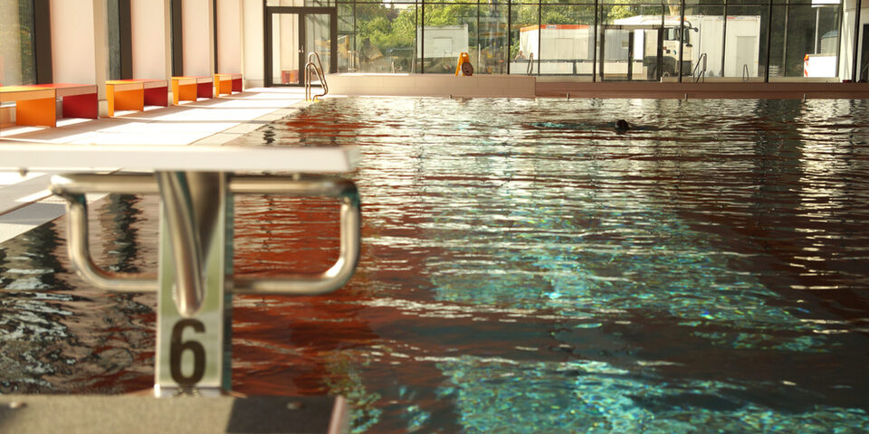Das neuen Hallenbad im Lachebad