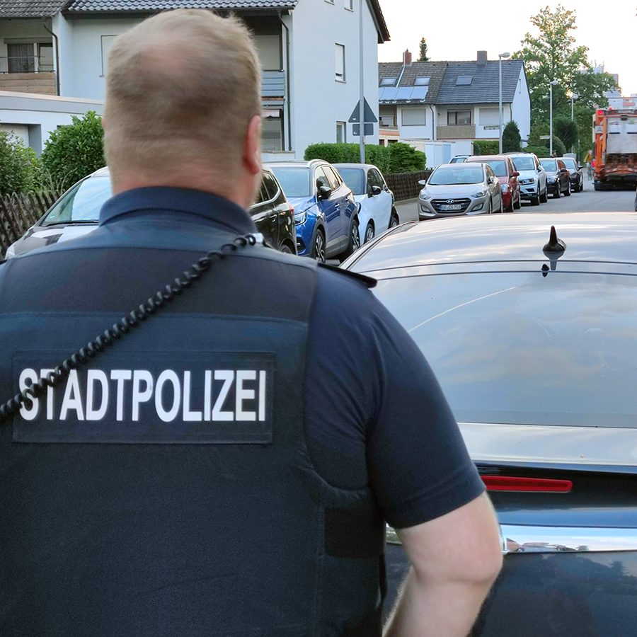 Kontrolle durch die Stadtpolizei