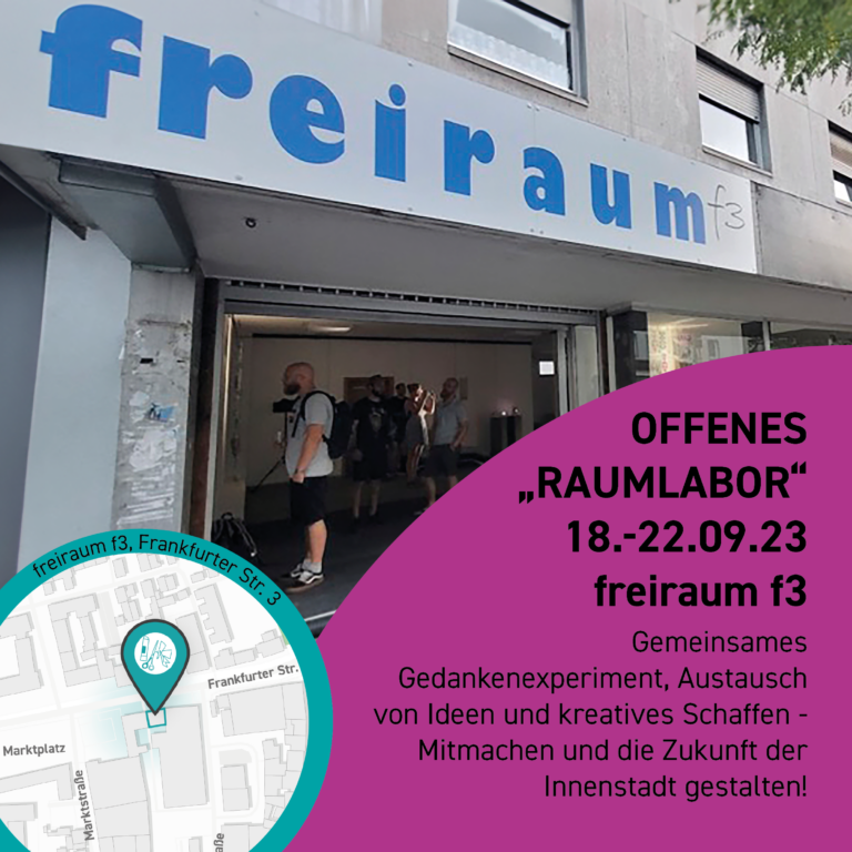 Offenes "Raumlabor" im freiraum f3